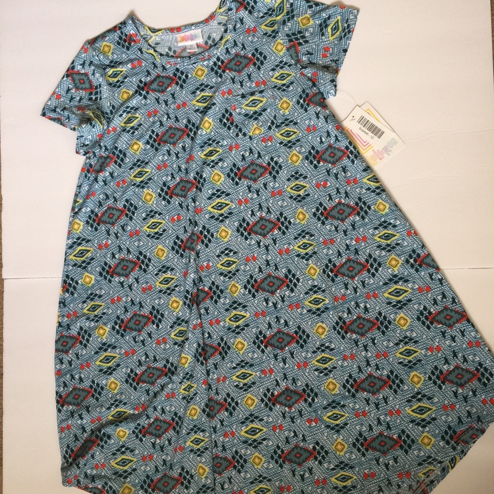 Lularoe Kids Scarlett Dress NWT 12